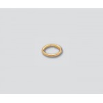 14K Yellow Gold Split Ring Oval 3.5x5.5mm