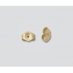 14K Yellow Gold Earnuts Friction 5.4mm