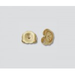 14K Yellow Gold Earnuts Friction 5.5x6mm