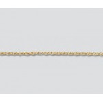 14K Yellow Gold Rope Chain 6R .89mm