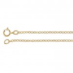 14/20 Yellow Gold-Filled Flat Oval Cable Chain