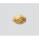 Gold-GF™ Bead Twist Oval 6.5x10.5mm