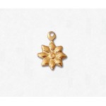 14/20 Yellow Gold-Filled Charm Flower Stamp w/Ring 10mm