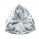 Trillion FOREVER BRILLIANT Moissanite Faceted Stone Created by Charles and Colvard