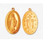 14/20 Yellow Gold-Filled Charm Virgin Mary 20 x 13mm