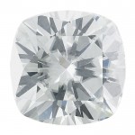 Cushion FOREVER BRILLIANT Moissanite Faceted Stone Created by Charles and Colvard