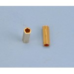 14/20 Yellow Gold-Filled Spacer Tube Pentagon 2x6mm