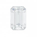 Emerald-Cut FOREVER BRILLIANT Moissanite Faceted Stone Created by Charles and Colvard