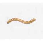 14/20 Yellow Gold-Filled S Tube Twisted 1.5 x 20mm