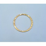 14/20 Yellow Gold-Filled Hammered Ring Closed 25 mm