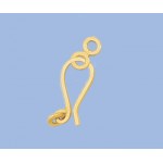 14/20 Yellow Gold-Filled J Hook w/ Fig. 8 Connector Small 