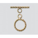 14/20 Yellow Gold-Filled Toggle Clasp Twist 14mm
