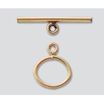 14/20 Yellow Gold-Filled Toggle Clasp Oval 11.5x11mm