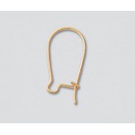 14/20 Yellow Gold-Filled Kidney Wire 8.45x16.75mm
