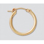 14/20 Yellow Gold-Filled Hoops