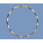 14/20 Yellow Gold-Filled Bangle Hammered 67mm