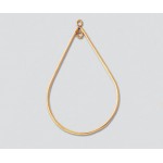 14/20 Yellow Gold-Filled Chandelier Components Teardrop 40x27 mm