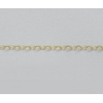 14/20K Yellow&White Gold-Filled Chain Flat Cable 1.3mm
