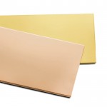 14/20 Pink Gold-Filled Single-Clad Sheet, 26-Ga., Dead Soft