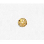 14K Yellow Gold-Filled Bead w/ Diamonds