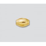 14K Yellow Gold-Filled Bright Oval 5x9mm Bead