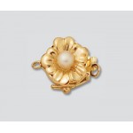14K Yellow Gold Clasp w/ Pearl 11.5mm