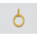 14K Yellow Gold Toggle Ring 10mm