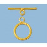 14K Yellow Gold Toggle Clasp 16 mm